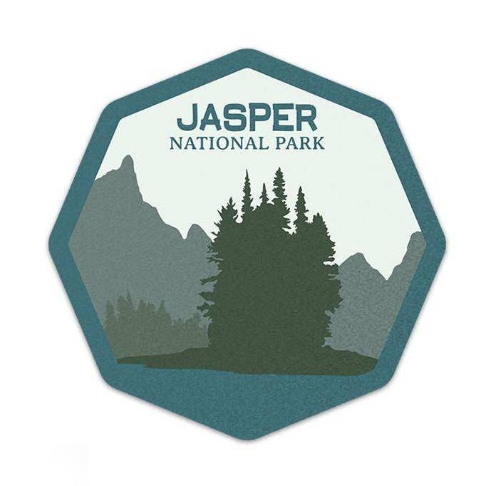 Jasper National Park Sticker | National Park Decal for wholesale by Albion Mercantile Co.