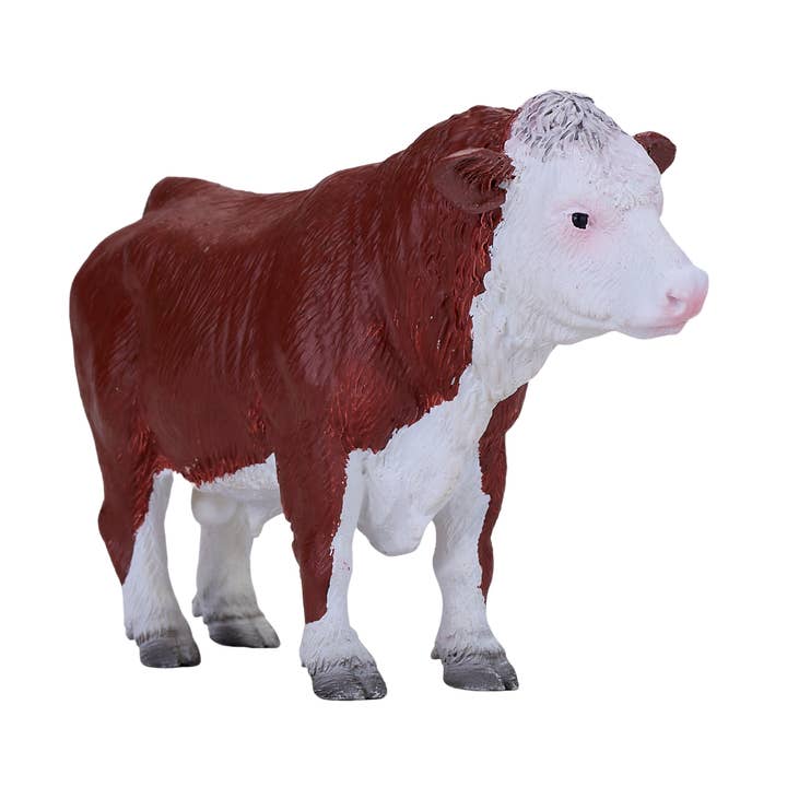 Mojo Hereford Bull Animal Figurine for wholesale by Mojo
