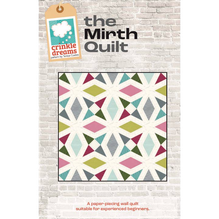 Crinkle Dreams - Wholesale Craft Sewing Kit - Mirth Quilt sewing pattern