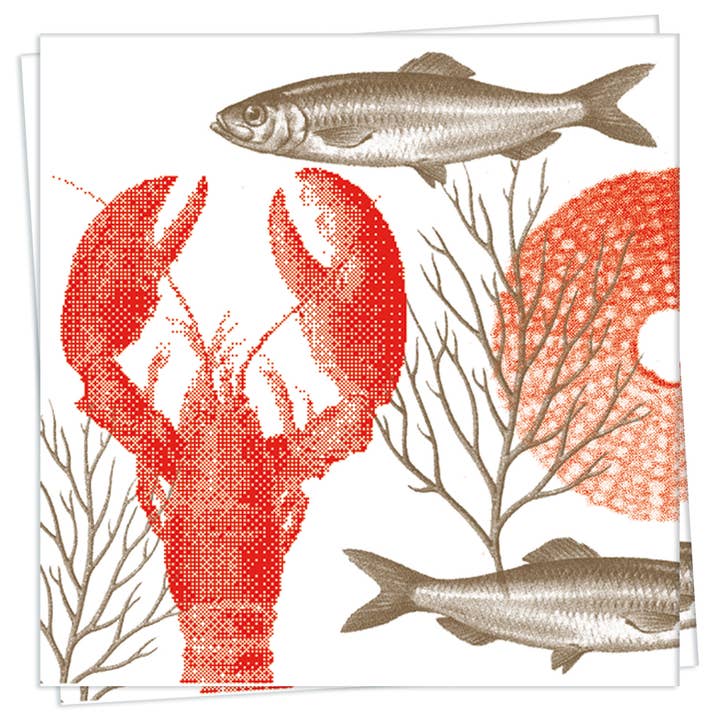 Serviette de table Homard pour la vente par Trendy Table