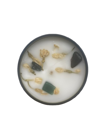 Sally Oliver - Wholesale Jar/Filled Candle - Handmade Jasmine and Jade Candle, Cedarwood & Jasmine scent 3