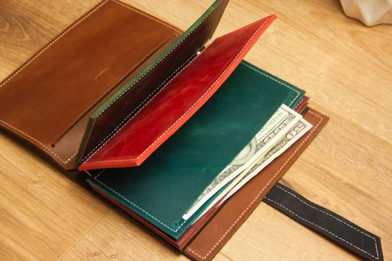 Pikore - Wholesale Wallet - Women's - Leather Cash Envelope Wallet4