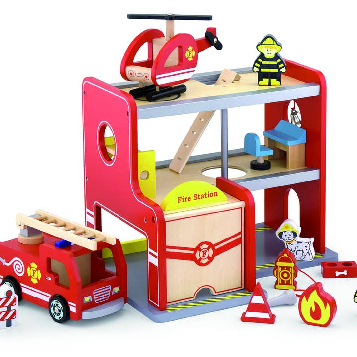 Viga Fire Station with Accessories and other Purchase Wholesale fire engine. Free Returns & Net 60 Terms on Faire trending on Faire.