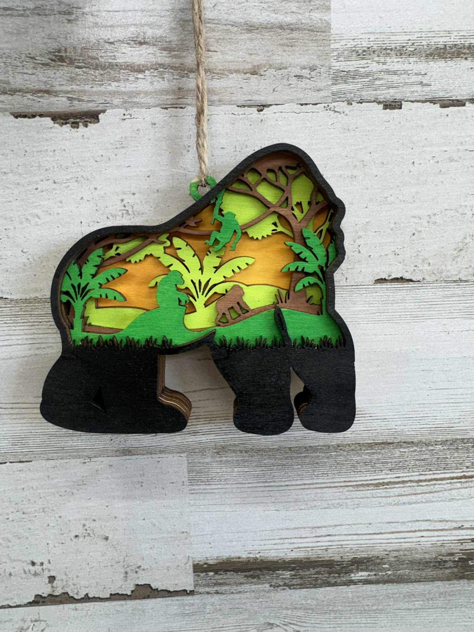 The Wilusz Way - Wholesale Ornament - Gorilla Ornament0