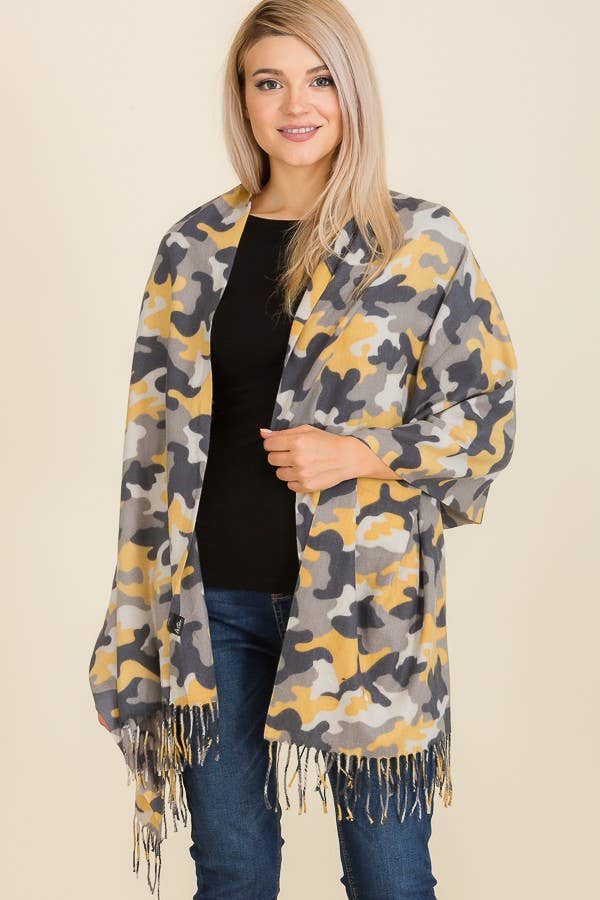 Cap Zone – Großhandel Schal – Damen – Tarnung Kunst-Kaschmir-Schals4