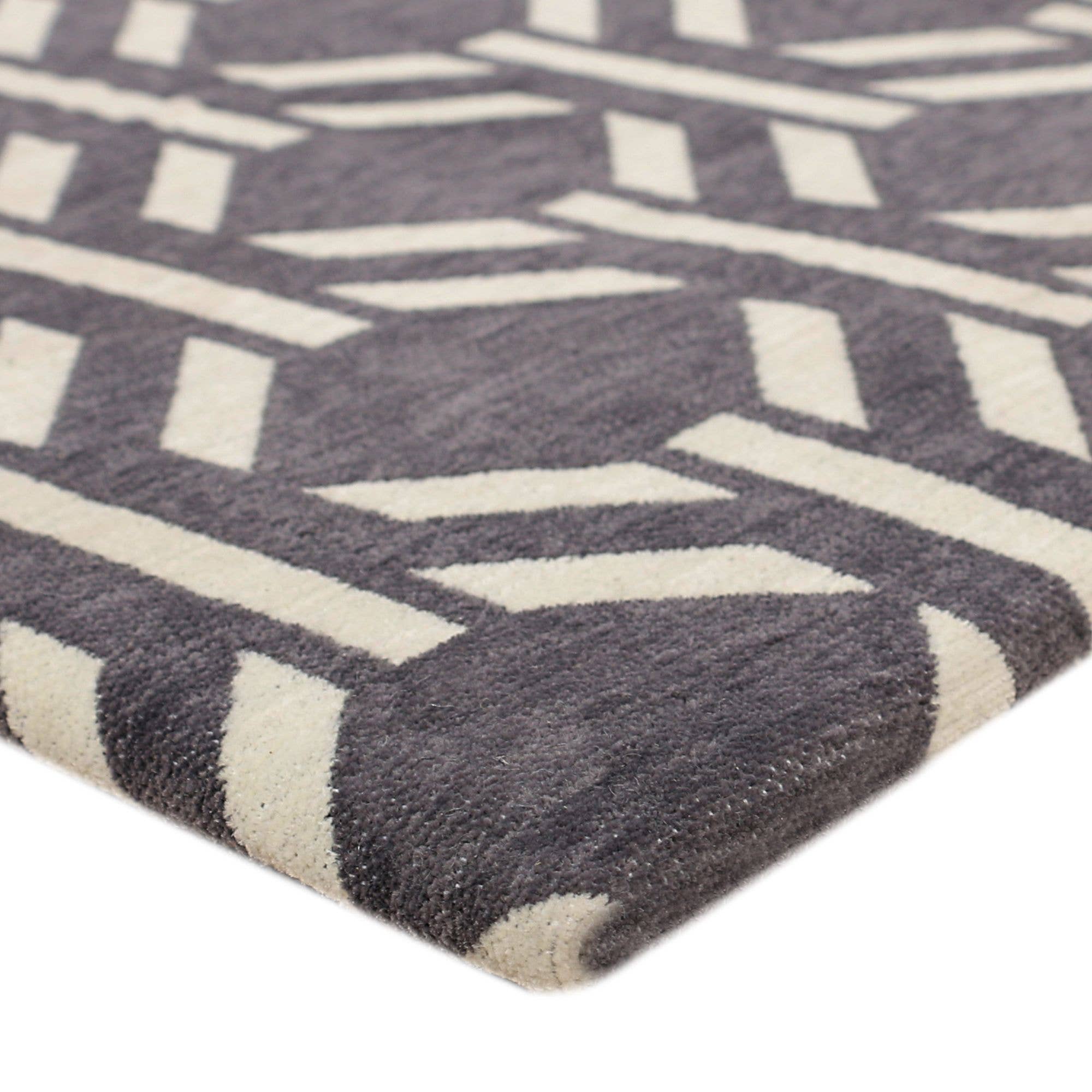 RugSmith - Vente Tapis de sol - Tapis de cuisine anti-fatigue de 20 po x 36 po Labyrinthe gris foncé de RugSmith2