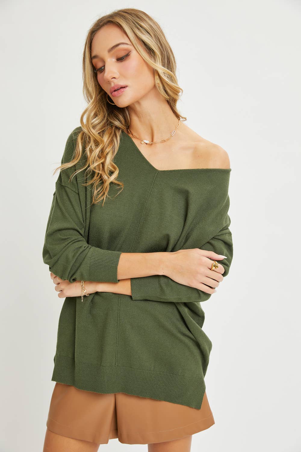 Sweet Lovely by Jen – wholesale Knitted jumper – Women′s – COZY KNIT  RELAXED  COMFY CASUAL  SWEATER17