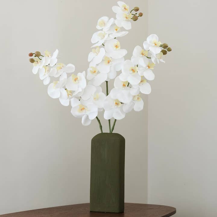 Flowrette - Wholesale Artificial Flowers - Artificial white orchid - high-end - real touch - Mother's Day1