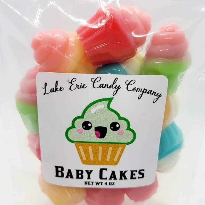 Lake Erie Candy Company - Vente Bonbons gélifiés - Gâteaux pour bébés (cupcakes gélifiés 4D)