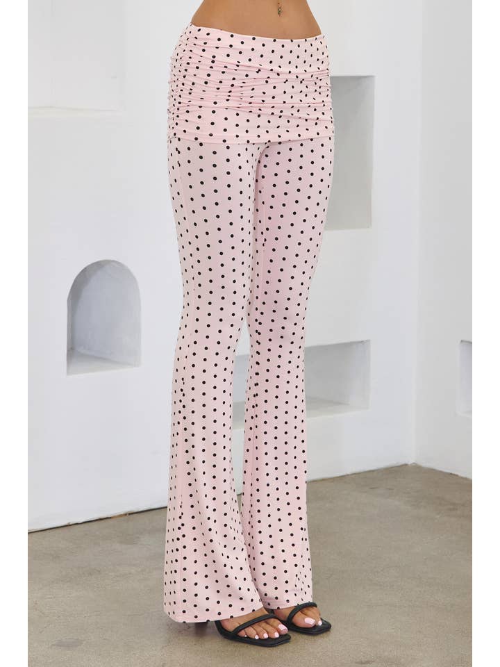 No Vacancy - Vente Ensemble haut et pantalon (PAS d'intérieur) - Femme - Ensemble haut à col halter et pantalon à pois16