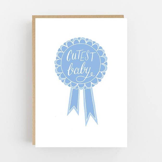 Cutest Baby - Blue for wholesale by Lomond Paper Co