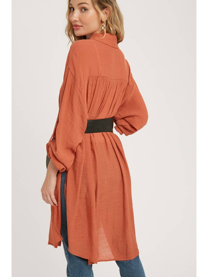 Bluivy – Camisa com botões no colarinho – Mulher por atacado – CAMISA DE PALANGRE VENTILADA COM BOTÕES54