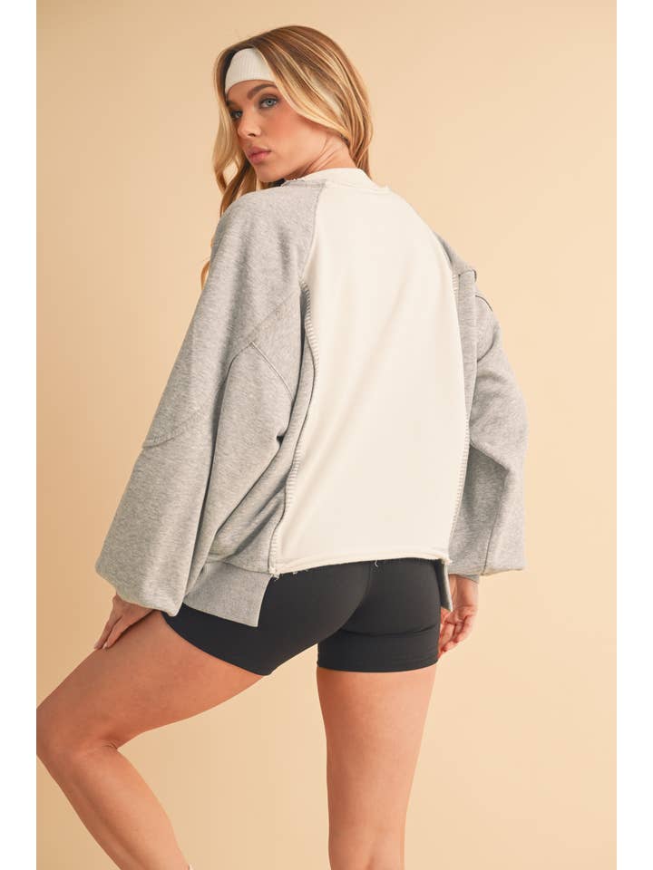 AEMI + CO - Wholesale Knit Sweater - Women's - 999FK Nya Colorblock Sweater11