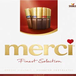 SWEDISHCANDY4U - Wholesale Chocolate Bar - MERCI RED 250G
