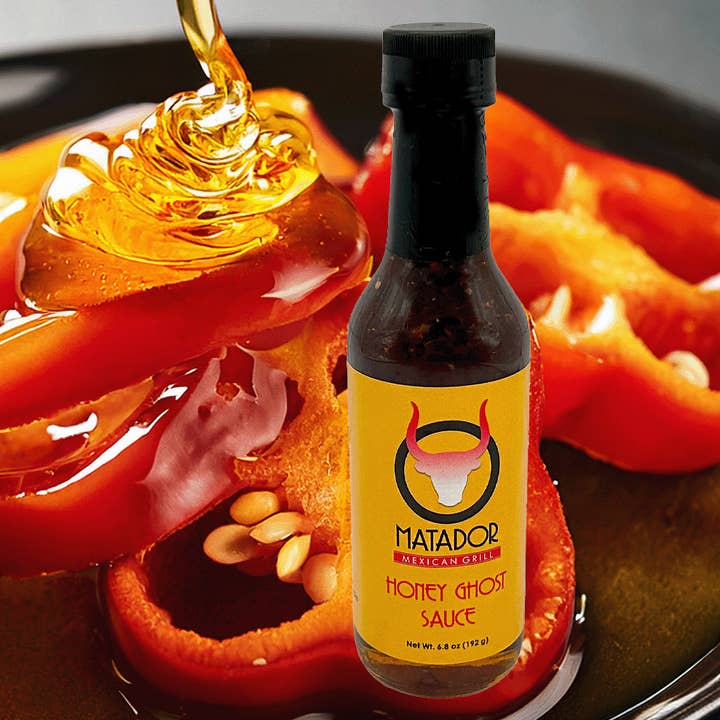 Geister-Chili-Honig-Hot-Sauce, Reiner Scharfer Honig, Geisterpfeffer für den Großhandel von Matador Mexican Grill