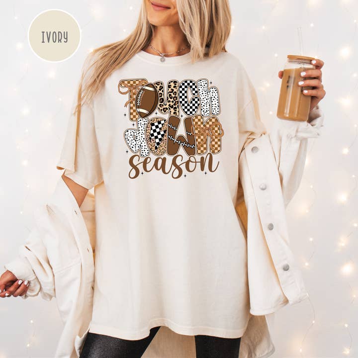 Touch Down Comfort Colors Game Day Shirts for wholesale by CindyL Boutique