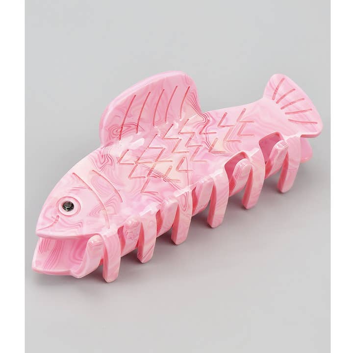 PINK FISH HAIR CLIP for wholesale by Girly