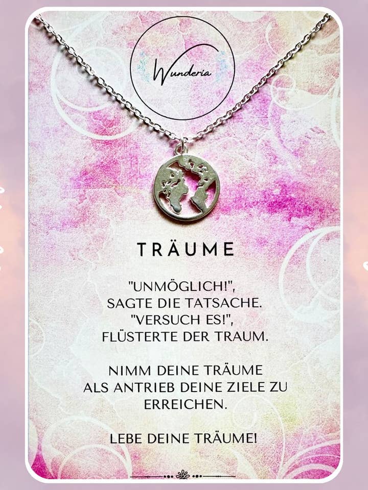 Dreams gold chain fashion jewelry silver necklace for wholesale by Wunderia