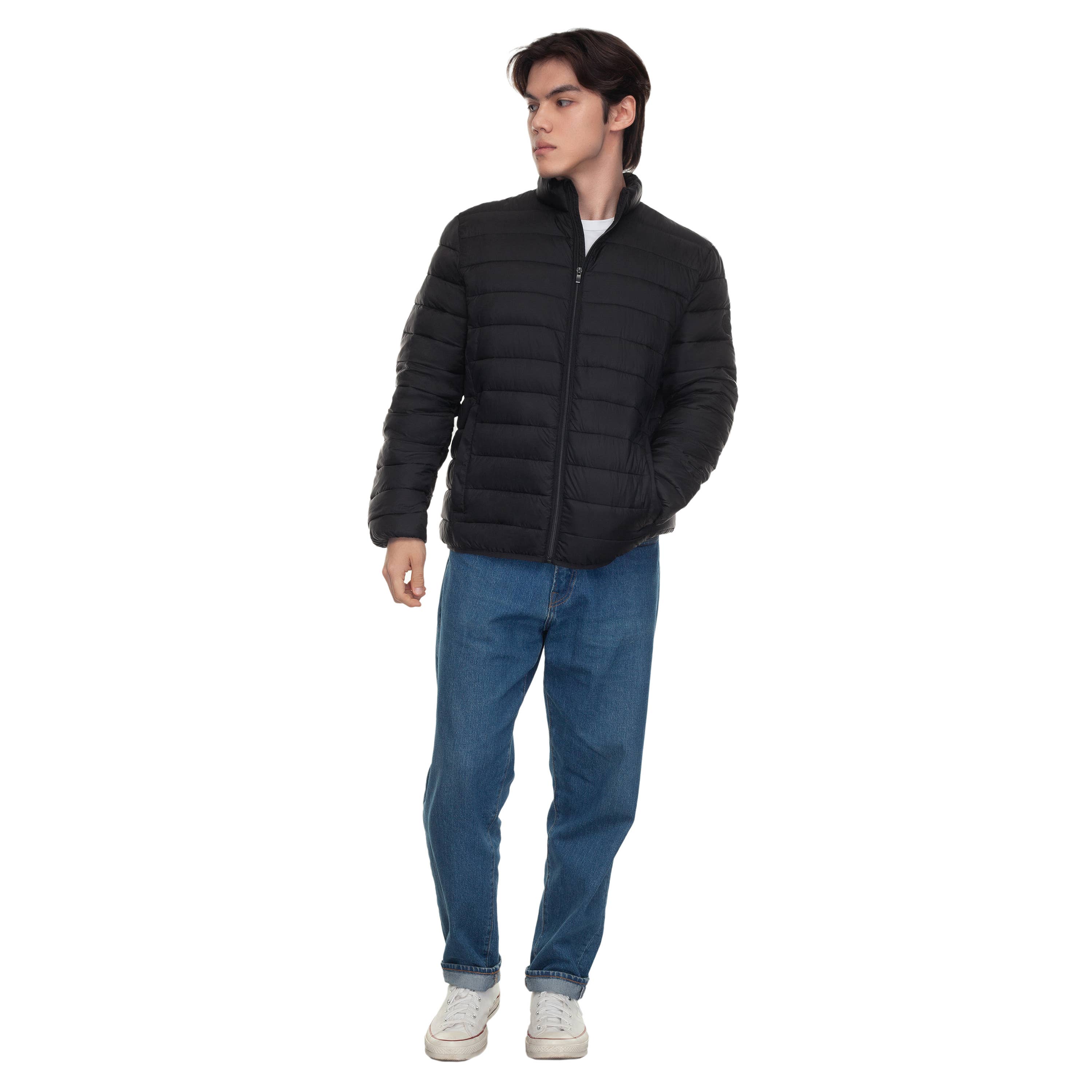Rokka & Rolla - Wholesale Puffer Jacket - Men's - Men's Light Packable Puffer Jacket14