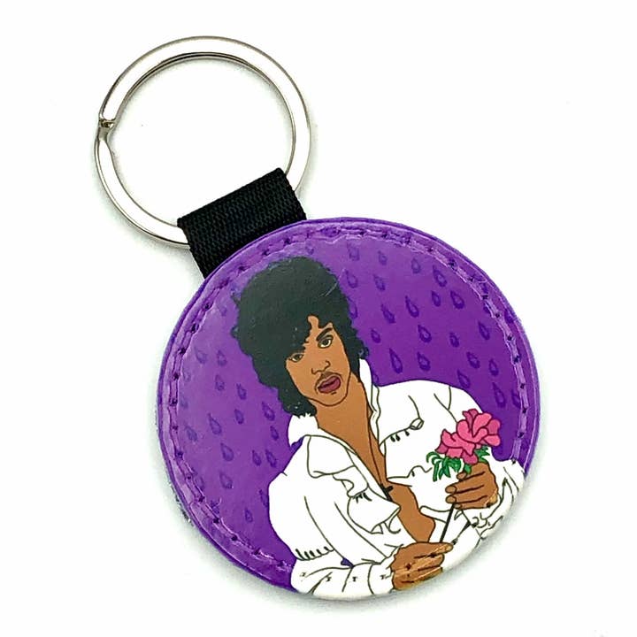 Prince Inspired Keyring for wholesale by Bite Your Granny