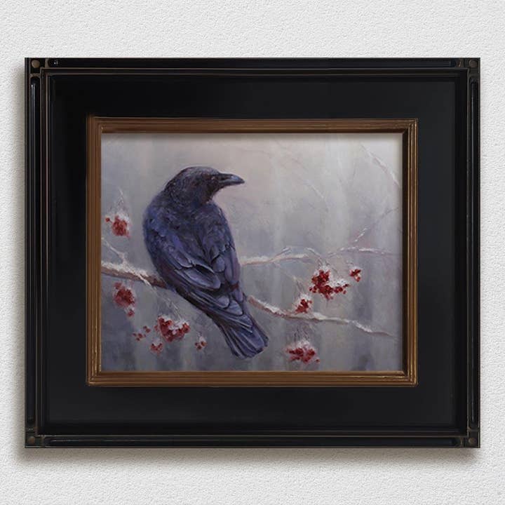 Whitworth Gallery - Wholesale Painting/Drawing - Winter Raven Painting on Canvas3