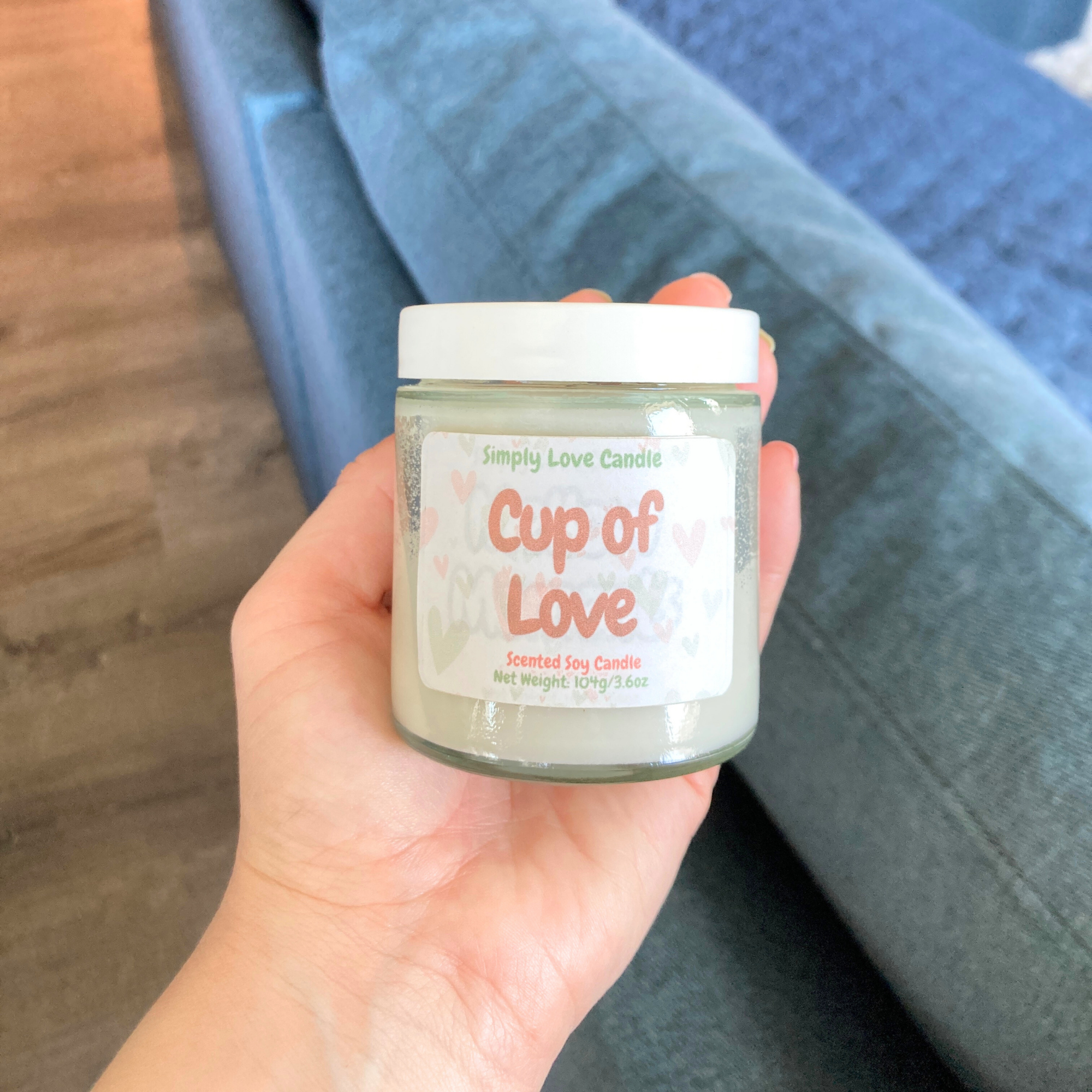 Simply Love Candle - Wholesale Jar/Filled Candle - Coffee 3.6 oz Candle | Soy Candle in Glass Jar with Lid4