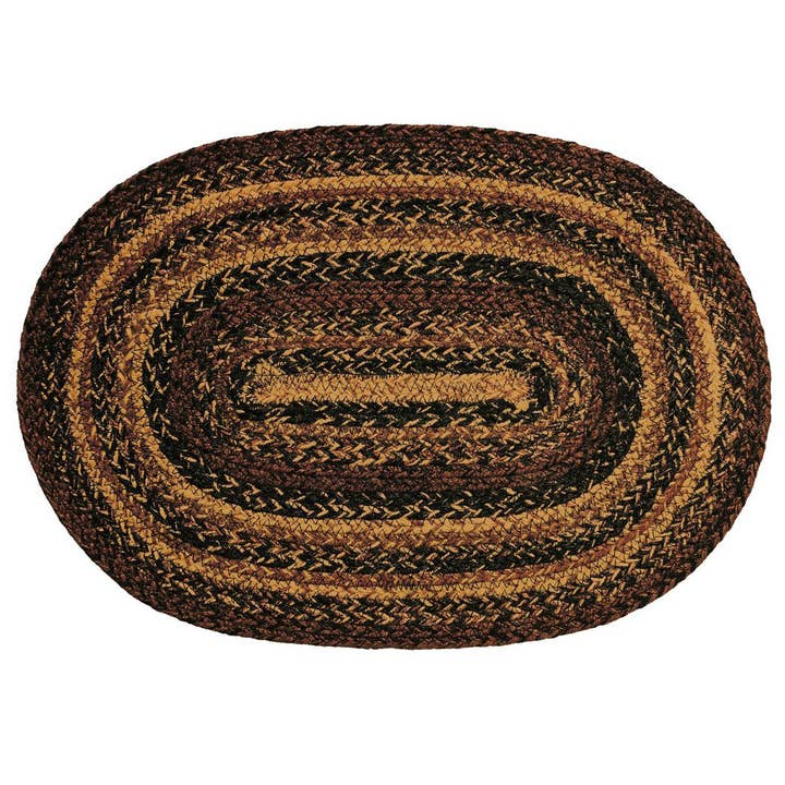 IHF HOME DECOR/IHF RUGS - Wholesale Area Rug - Cappuccino Braided Jute Area Rug & Table top BR-201
12