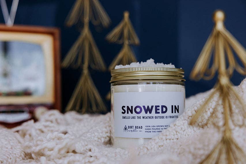 Dirt Road Candle Co - Wholesale Jar/Filled Candle - Snowed In Candle