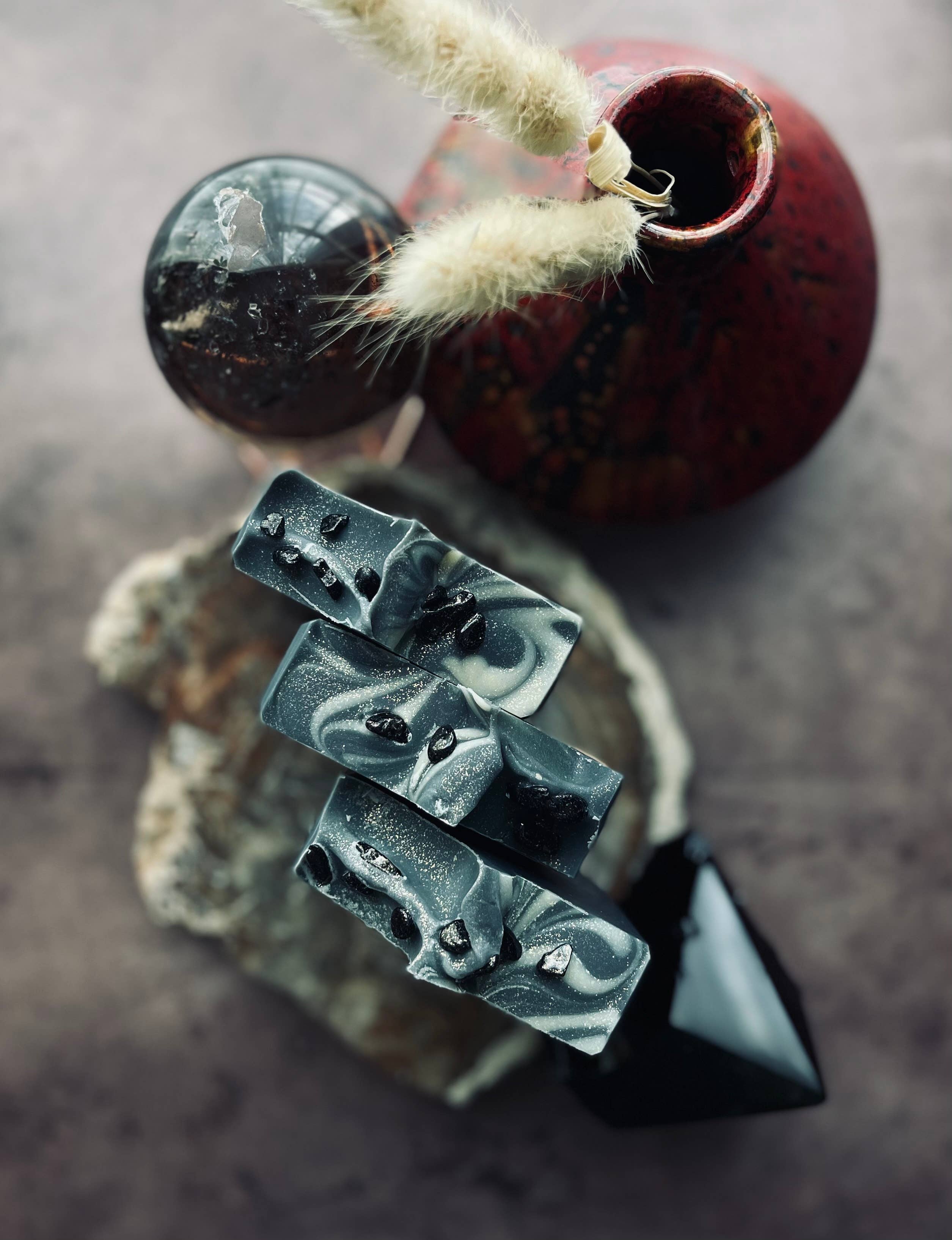 Suds and Sage - Wholesale Bar Soap - Golden Obsidian2