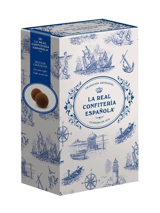 Marina ask 40 g chokladtryffelpraliner för wholesale av LA REAL CONFITERIA