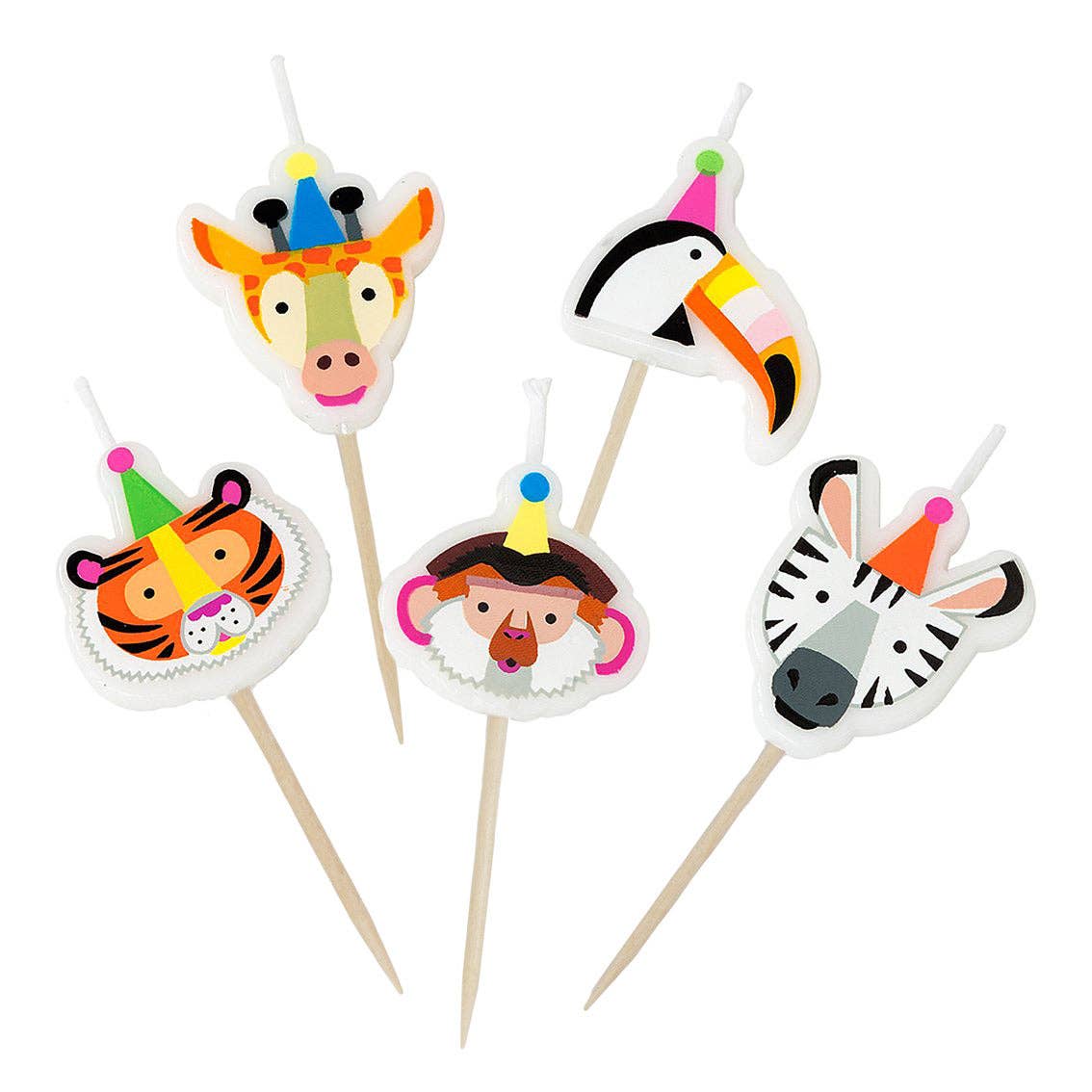 Talking Tables USA - Wholesale Cake Candle - Animal Birthday Candles | Cake Candles |4
