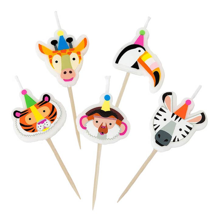 Talking Tables USA - Wholesale Cake Candle - Animal Birthday Candles | Cake Candles |4