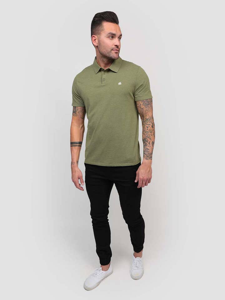 INTO THE AM - Wholesale Polo - Men's - Men's Short Sleeve Polo Shirt (Branded)24