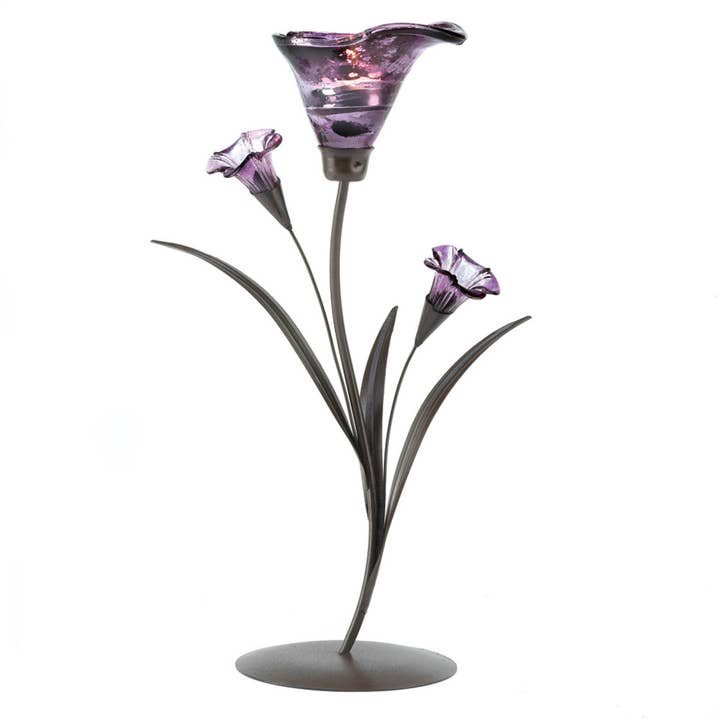 Zingz Home - Wholesale Candle Holder - Twilight Bloom Tealight Holder