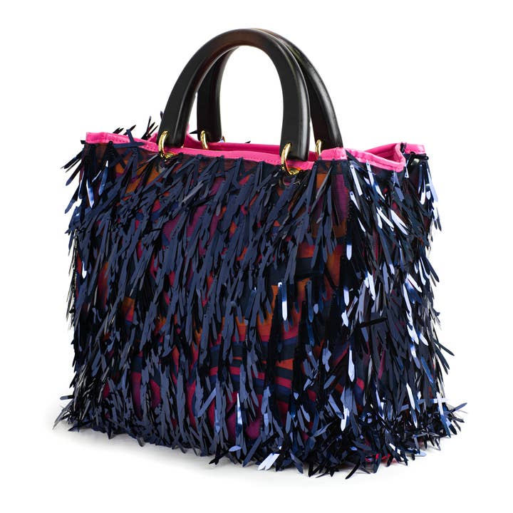 Cristina 25 - Shopper mit Holzgriffen für den Großhandel von CarolP