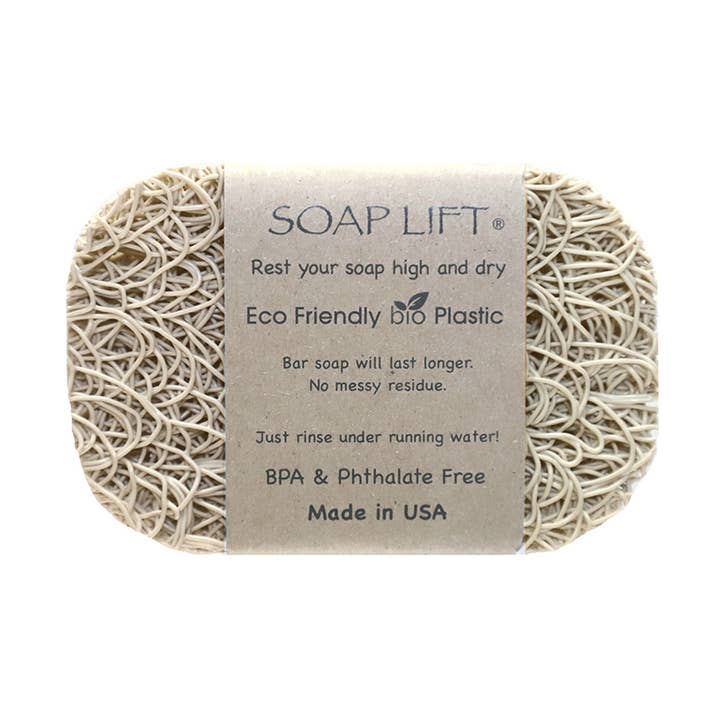 Soap Lift - Wholesale Bath Soap Dish - The Original Soap Lift Soap Saver - Bone