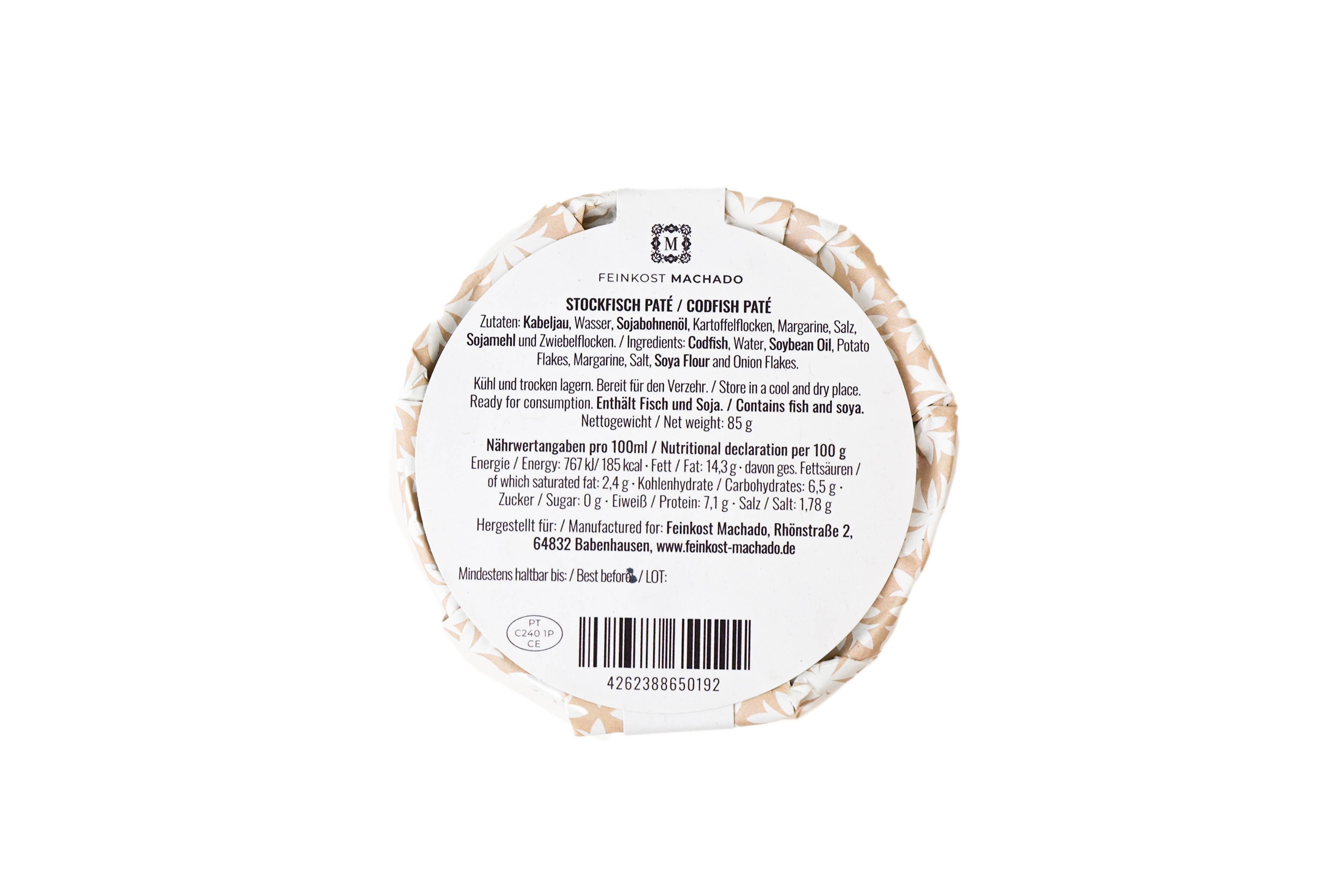 Machado GmbH - Wholesale Tinned Fish - Cod paté | High-quality canned fish3