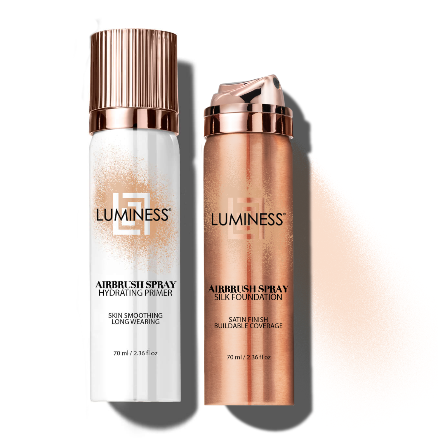 LUMINESS - Wholesale Face Makeup Primer - Airbrush Spray Silk Foundation & Hydrating Primer Kit32