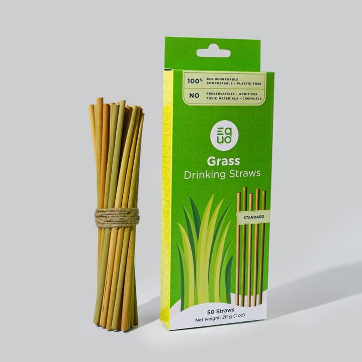 Grass Drinking Straws for wholesale by EQUO