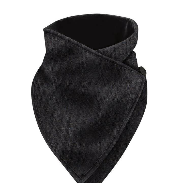 Light Green Tweed Snood with Reversible Velvet for wholesale by Celtic Tweed