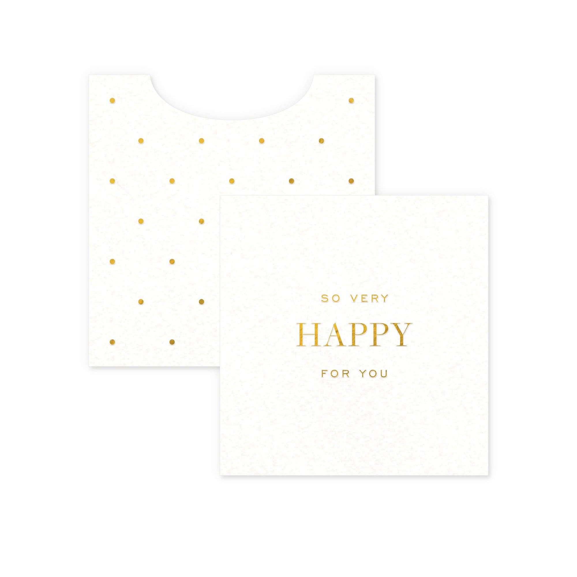 Smitten on Paper - Wholesale Everyday Greeting Card - Happy for You Mini Enclosure