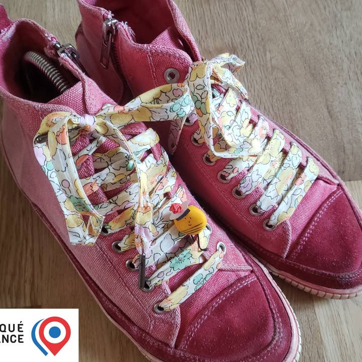 Liberty-stoffen veters, Betsy Bouton d'or-motief voor wholesale door French Freluch