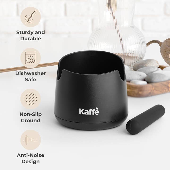 Kaffe - Wholesale Kitchen tool/gadget - Kaffe Knock Box Espresso (6"x4") - Shock Absorbent, Non-Slip1