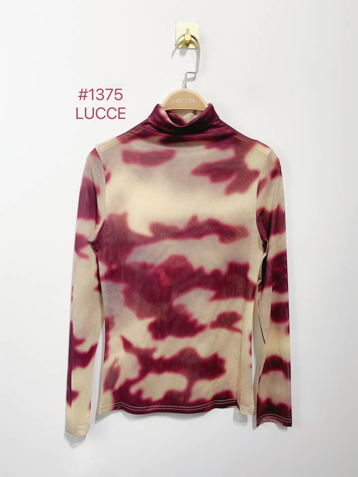 LUCCE - Wholesale Knit Top - Women's - Top stain pattern - 13755