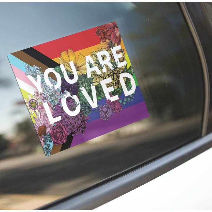 Transpainter - Wholesale Sticker - You Are Loved Sticker | LGBTQ Pride Gifts | Pride Flag Decal2