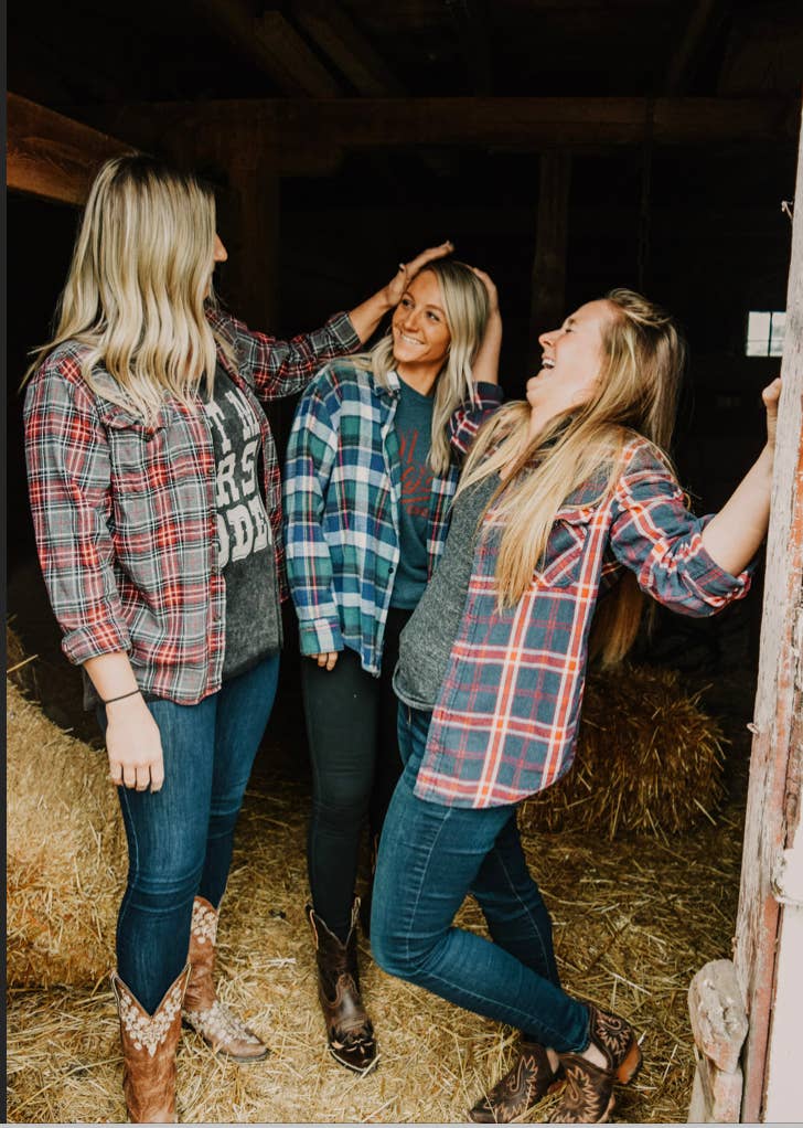 Disohrted Vintage - Vente Chemise à col boutonné – femme - Flanelles décolorées durables11