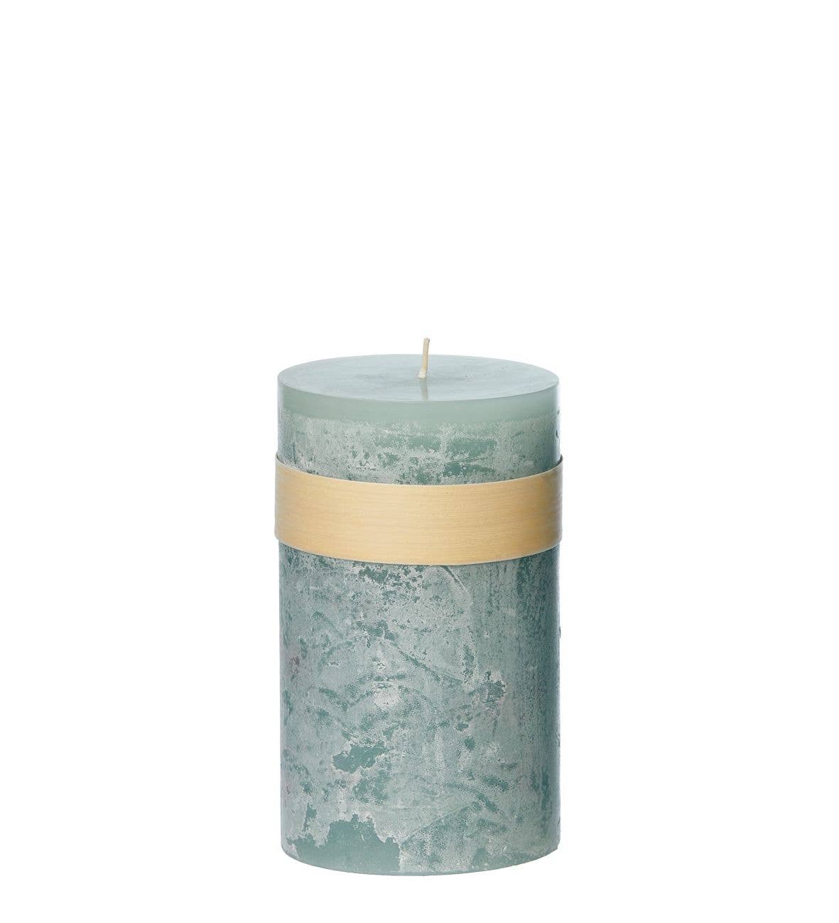 Lübech Living - Wholesale Pillar Candle - Timber Candle  Misty Blue0