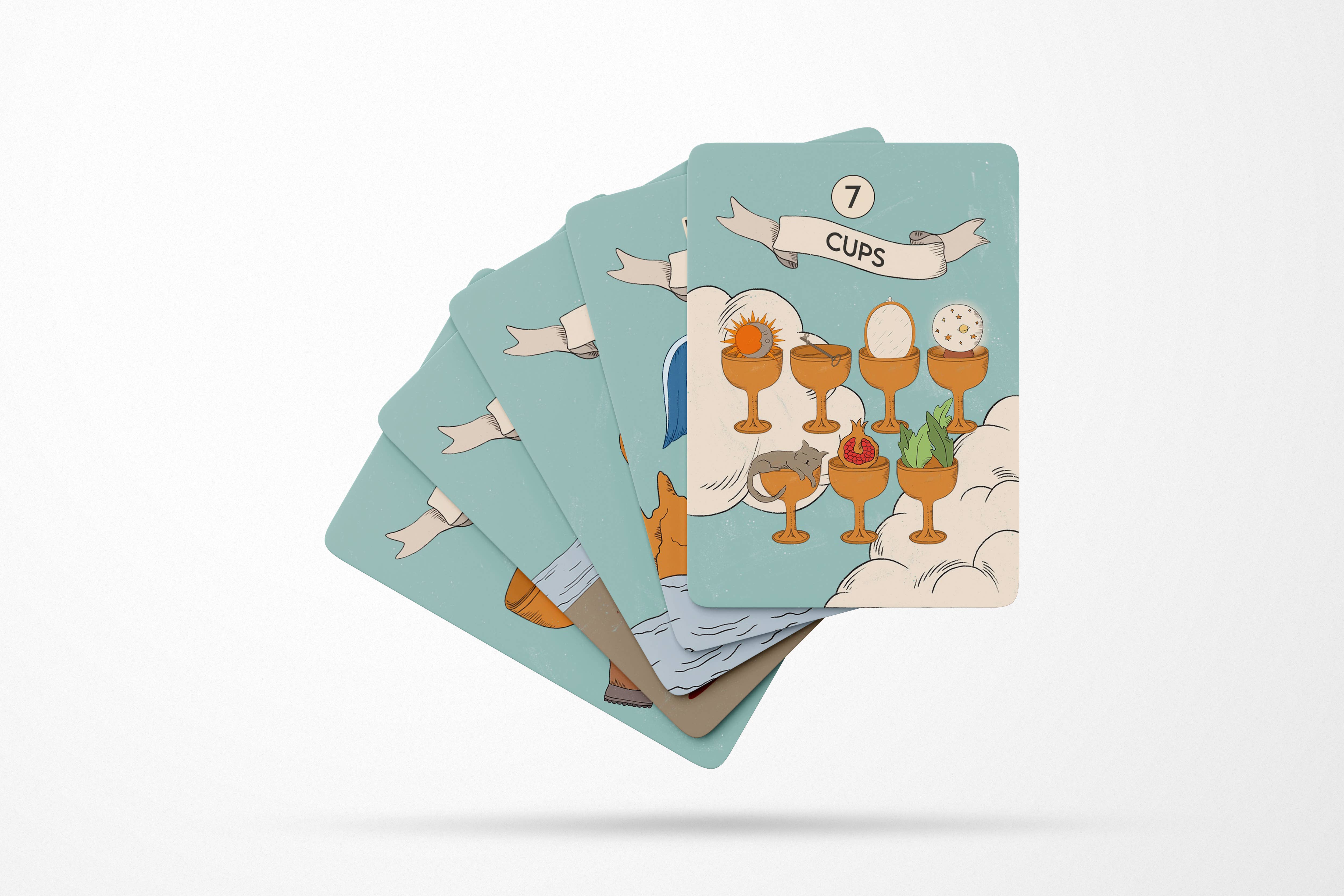 Dio Candle Company - Wholesale Playing Cards - Mystical Tarot Deck Poker-Sized w. Gold Gilded Edges6