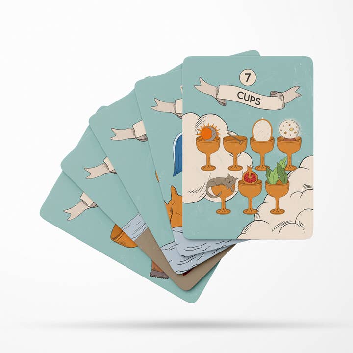 Dio Candle Company - Wholesale Playing Cards - Mystical Tarot Deck Poker-Sized w. Gold Gilded Edges6