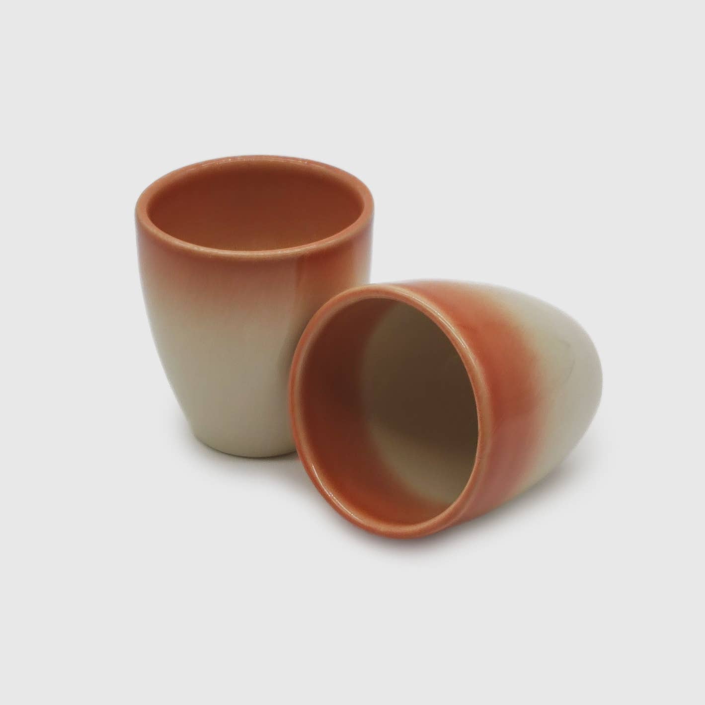 Isara Table - Wholesale Coffee Mug - Essence Espresso Cup in Beige and Ochre1